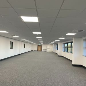 Large office space with no furniture