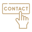 Gold contact icon